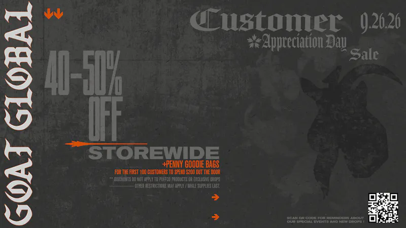 Goat Global - West Hollywood GET 40-50% OFF STOREWIDE