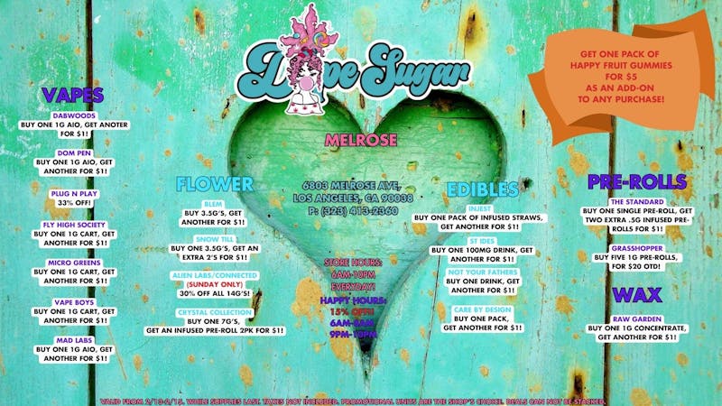 Dope Sugar OPEN 6AM-10PM DAILY!! BLACK WOMAN OWNED!!