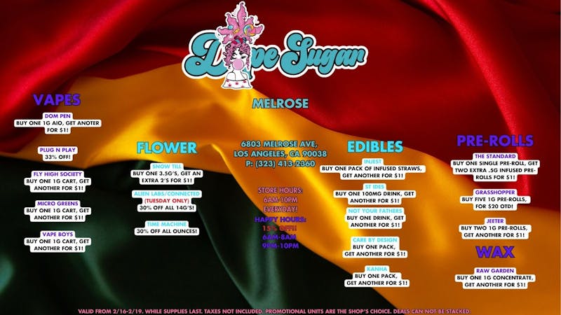 Dope Sugar BLACK WOMAN OWNED!! OPEN 6AM-10PM DAILY!!