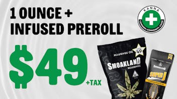 KANNA 1oz Plus Infused Pre-Roll $49 + Tax