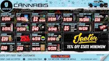 Gramz Cannabis - Romeo 20% OFF DELI FLOWER!!!!! OPEN 24HRS!!!!