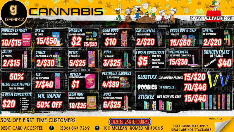 Gramz Cannabis - Romeo Doobies 70/$46!!!! 40% OFF ALL CONCENTRATE!!!!!