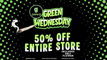 Gramz Cannabis - Romeo 50% Off Store!!!! Green Wednesday Blowout!!
