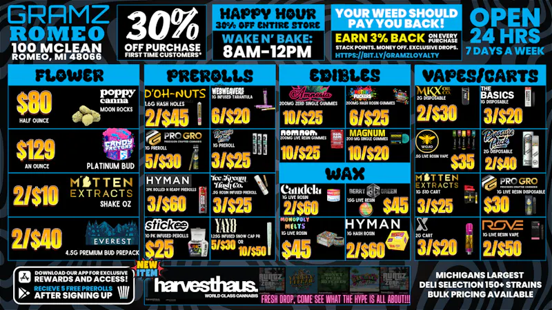 Gramz Cannabis - Romeo Get ready to stock up, Romeo! 🌿 Gramz is bringing