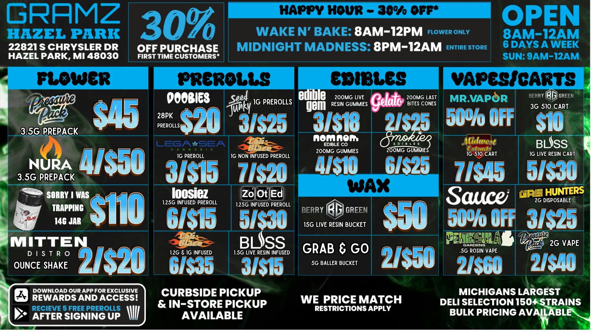 Gramz Cannabis - Hazel Park Wake N’ Bake Savings Are Calling Your Name 🌅💨