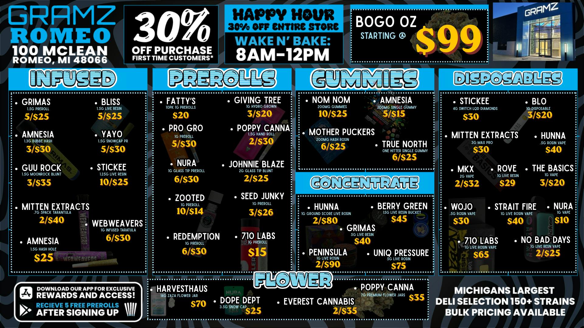Gramz Cannabis - Romeo 🚨🔥 GRAMZ ROMEO DEAL DROP 🔥🚨 SWEET DEALS.