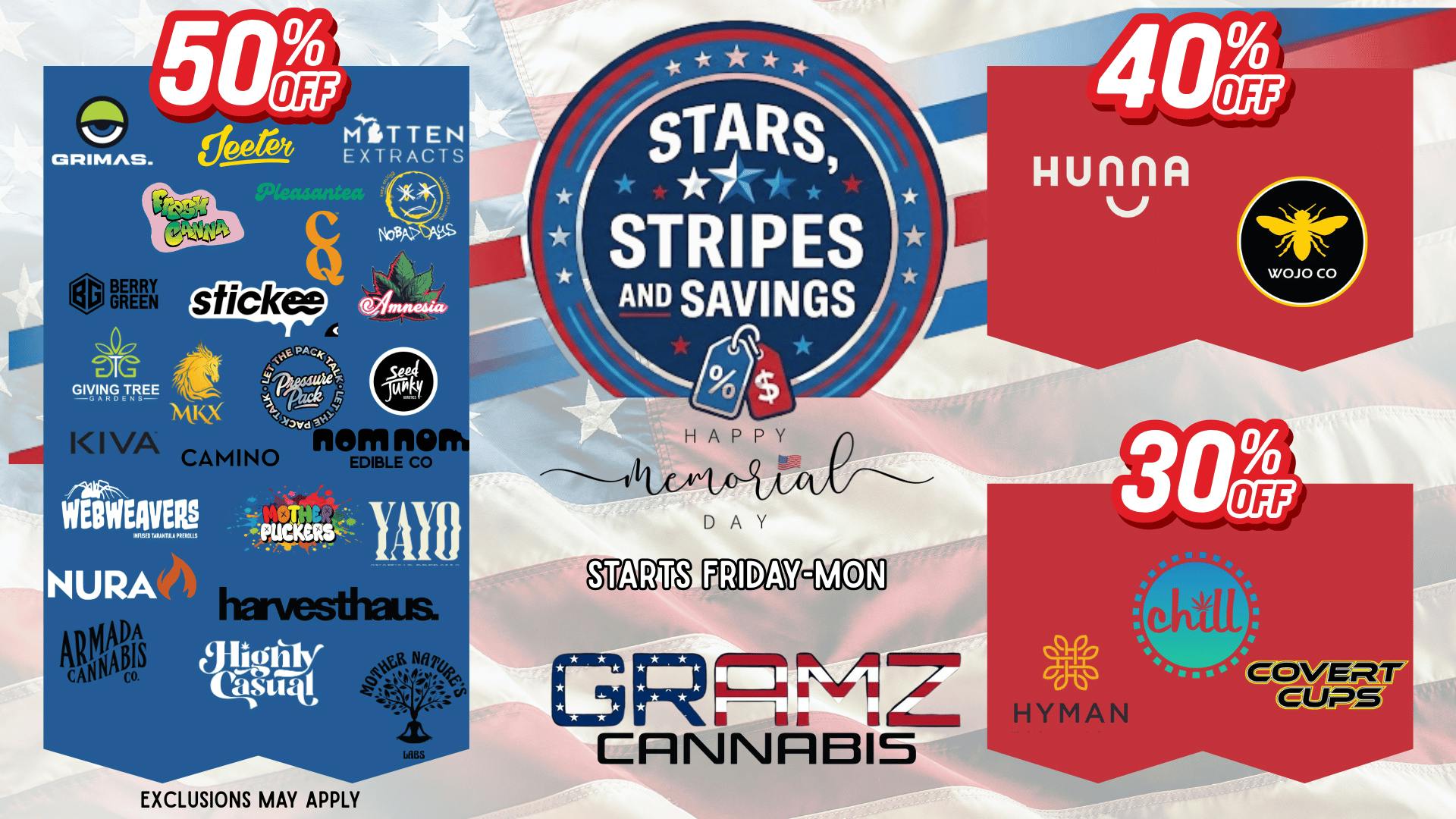 Gramz Cannabis - Romeo ✨ STARS, STRIPES & SAVINGS ✨