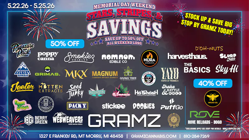 Gramz Cannabis - Mt. Morris ✨ STARS, STRIPES & SAVINGS! ✨