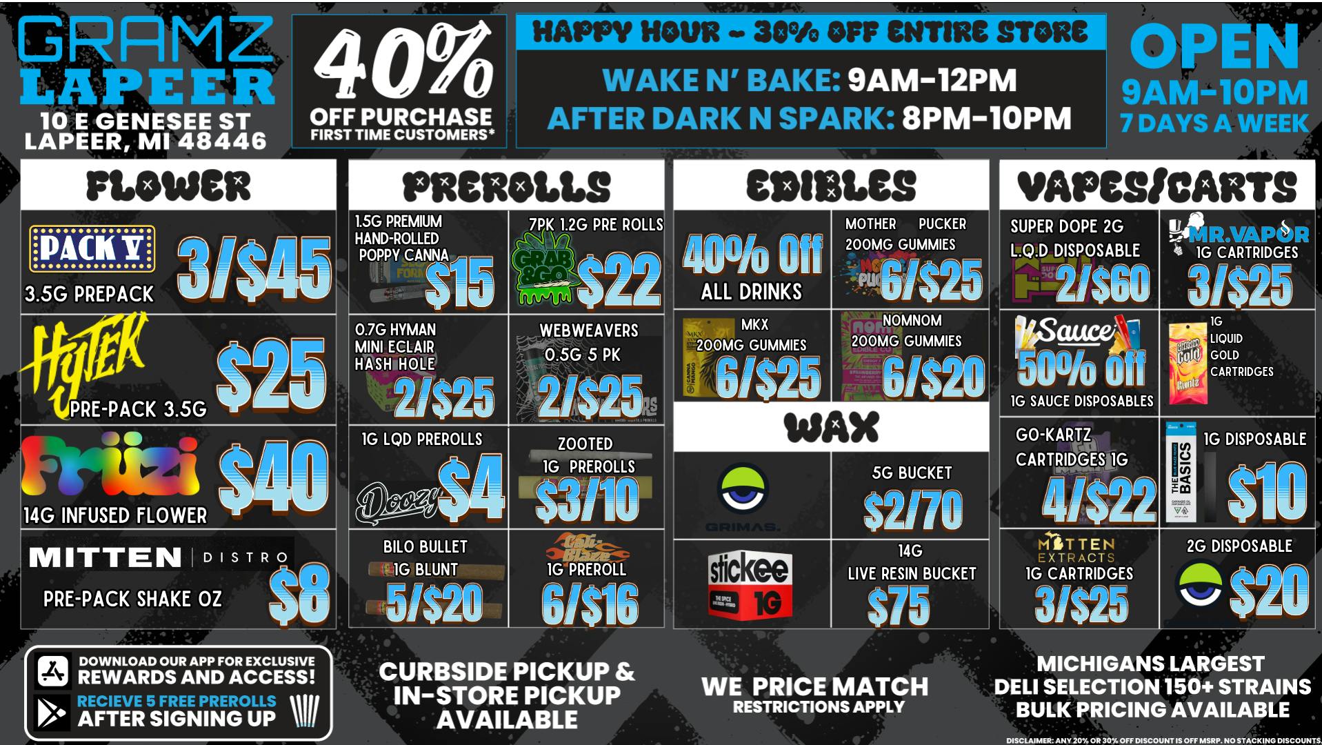 Gramz Cannabis - Lapeer 💨 Big Savings Going Down in Lapeer