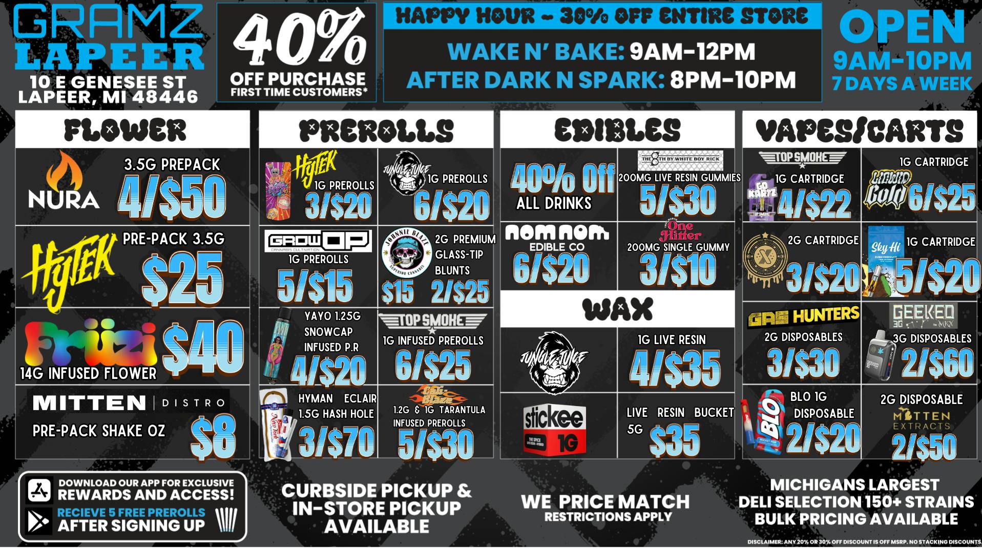 Gramz Cannabis - Lapeer 🚨🔥 LAPEER DEAL DROP! MASSIVE SAVINGS ARE HERE!