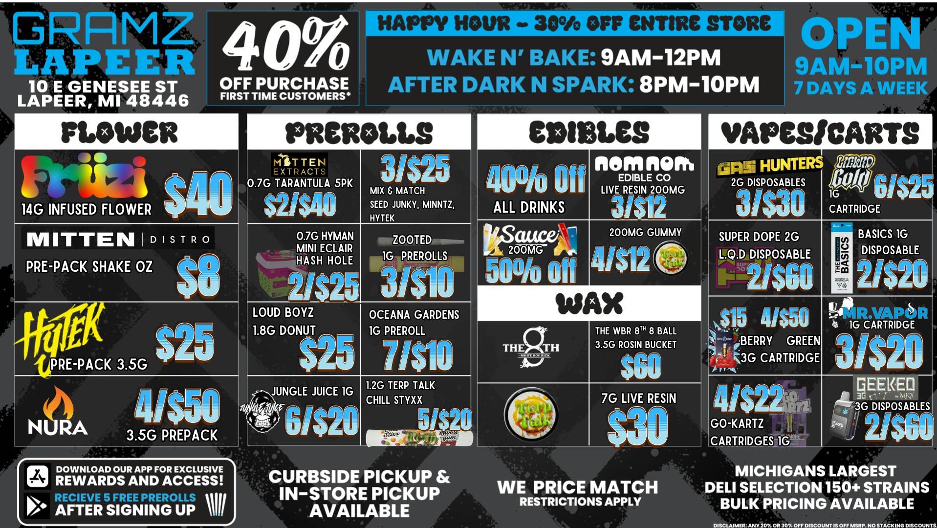 Gramz Cannabis - Lapeer 🔥 Fresh Drops & Huge Savings at GRAMZ Lapeer 🌿