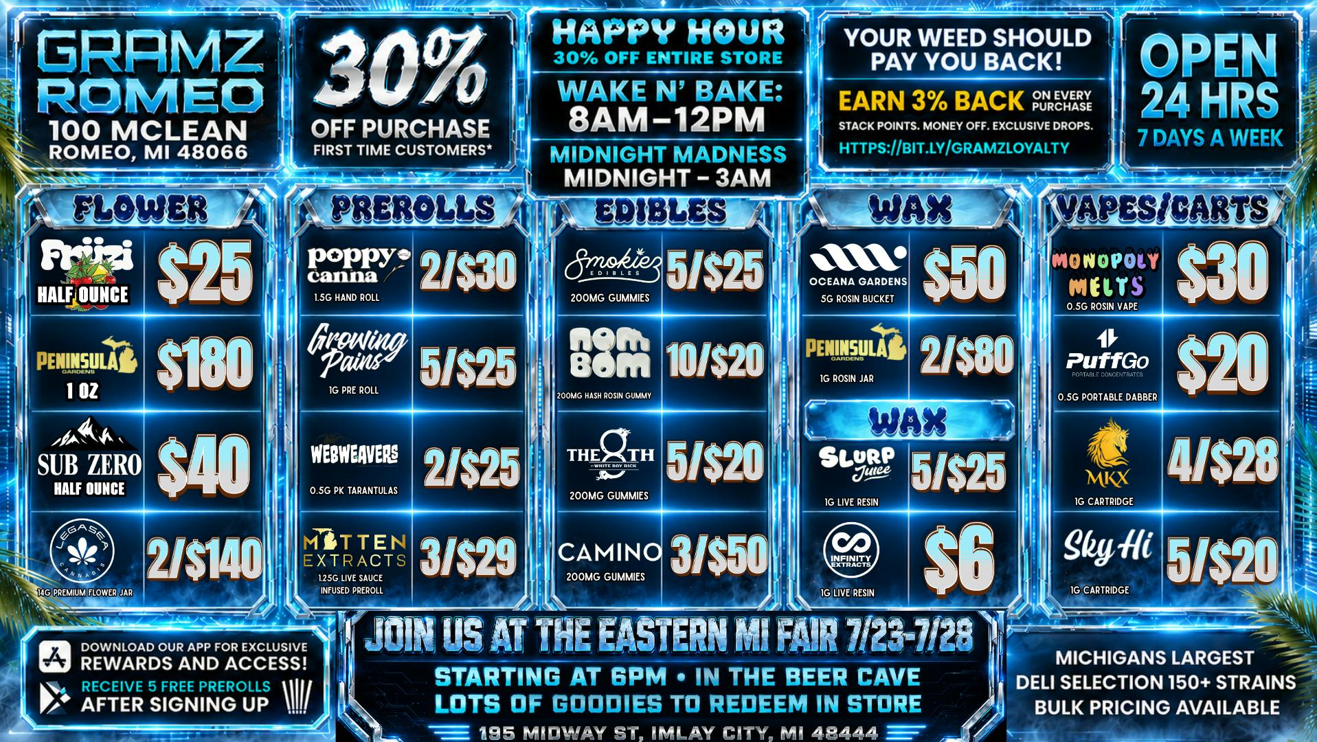Gramz Cannabis - Romeo 🔥 Romeo's Best Weekend Deals Are Here! 🔥