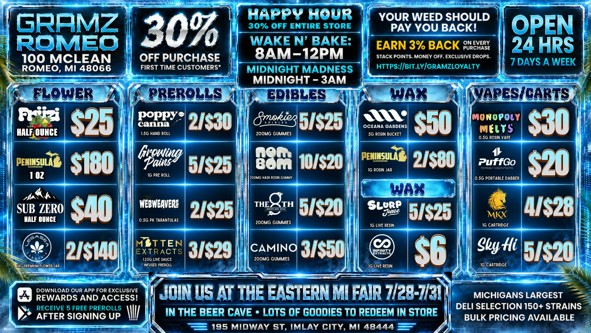 Gramz Cannabis - Romeo 🔥 Romeo's Weekend Deals Are Here! 🔥