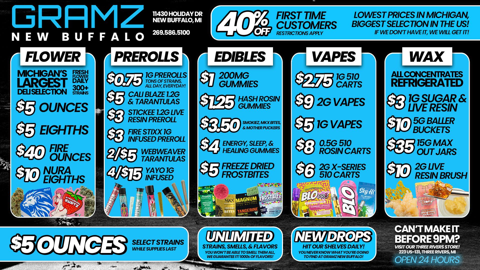 Gramz New Buffalo 🔥 NEW BUFFALO’S BEST: 40% OFF & INSANE DEALS! 🔥