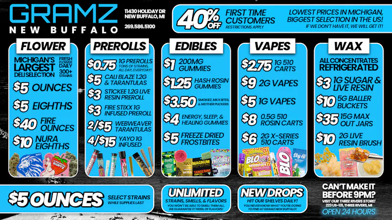 Gramz New Buffalo 🔥 NEW BUFFALO’S BEST: 40% OFF & INSANE DEALS! 🔥