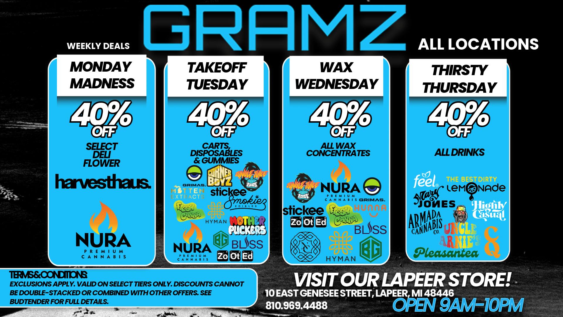 Gramz Cannabis - Lapeer 🔥 Lapeer's Biggest Deals Are Waiting! 🌿💨