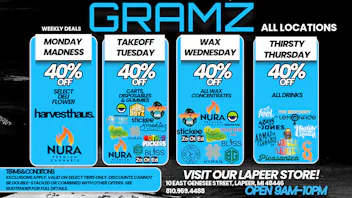 Gramz Cannabis - Lapeer 🔥 Lapeer's Biggest Deals Are Waiting! 🌿💨