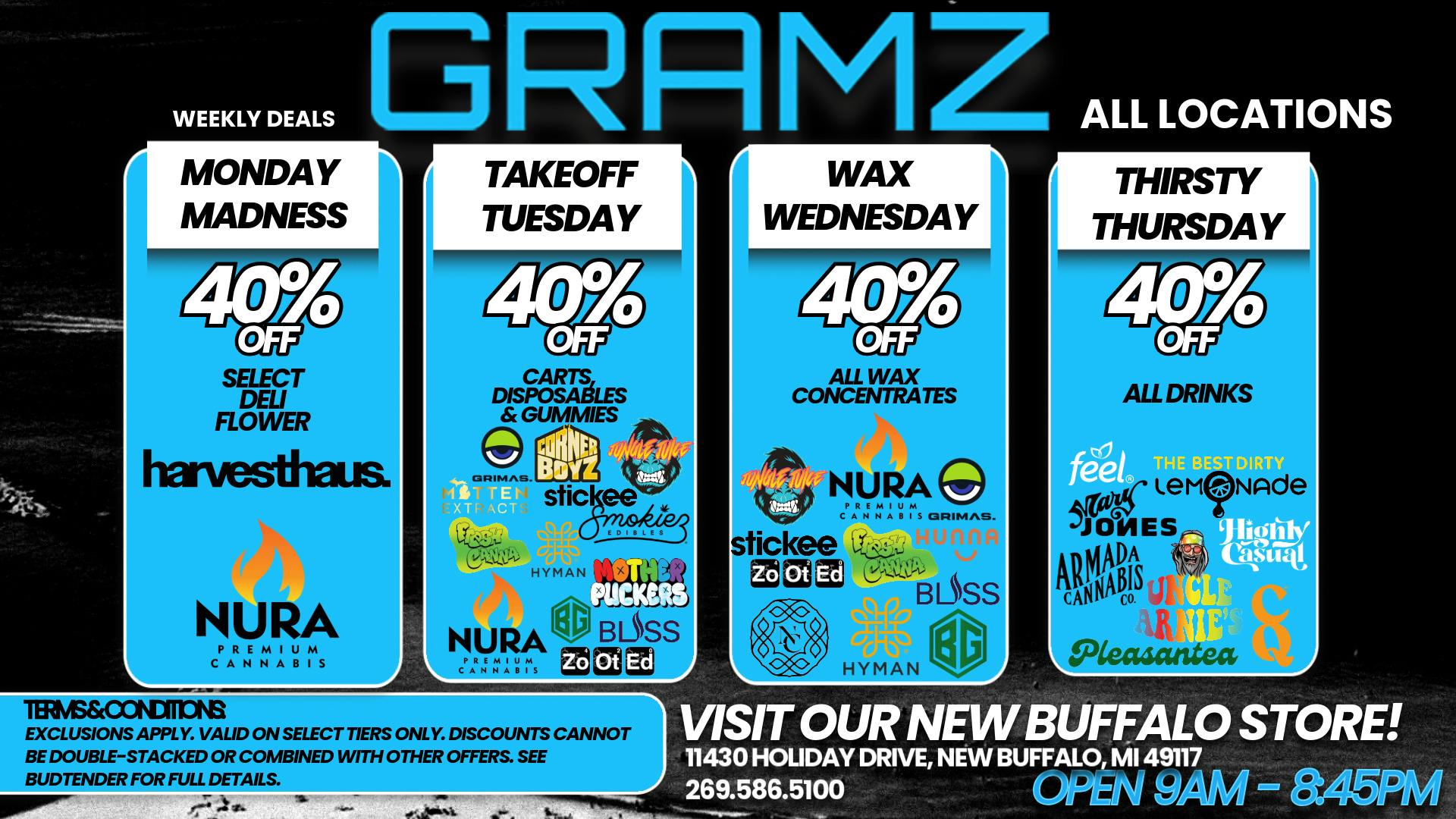 Gramz New Buffalo 🔥 Gramz New Buffalo: 40% Off Deals!