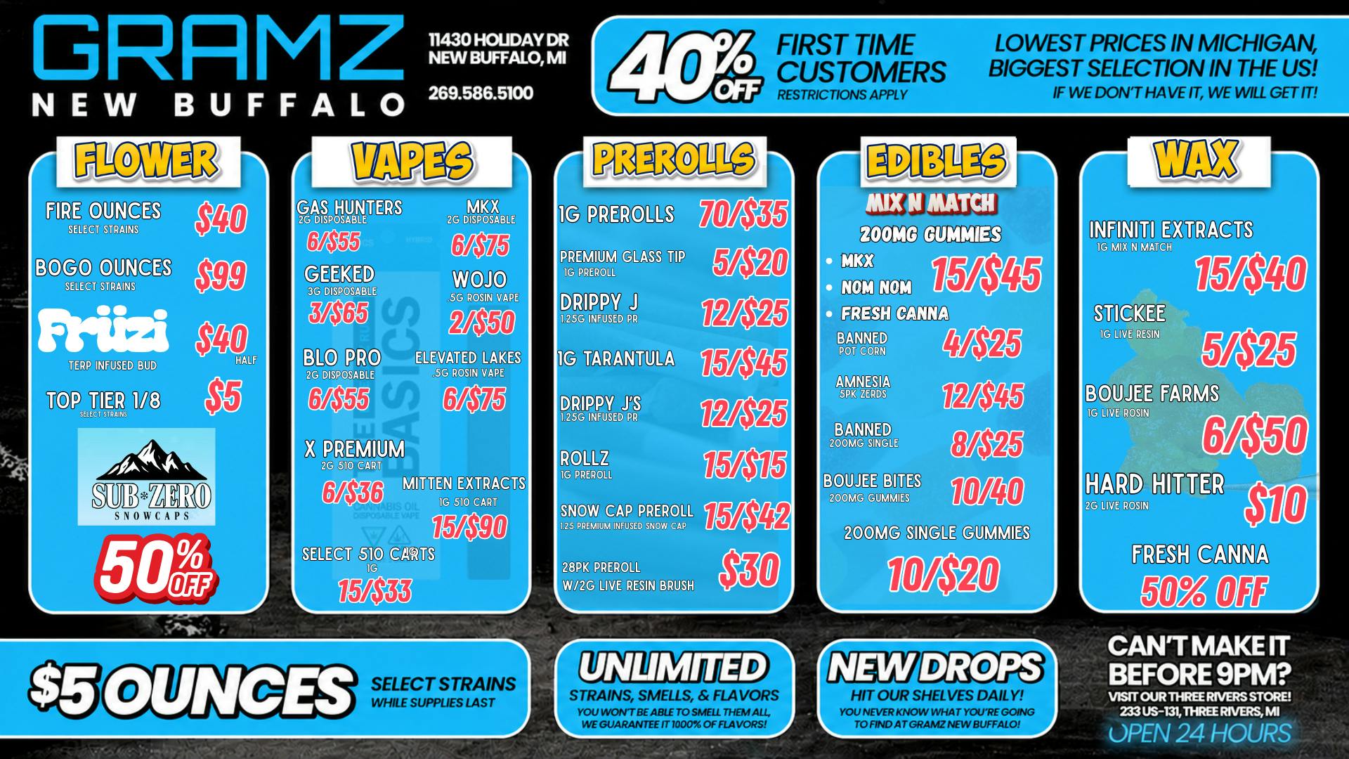 Gramz New Buffalo 🚨 Gramz New Buffalo Deals! 🚨