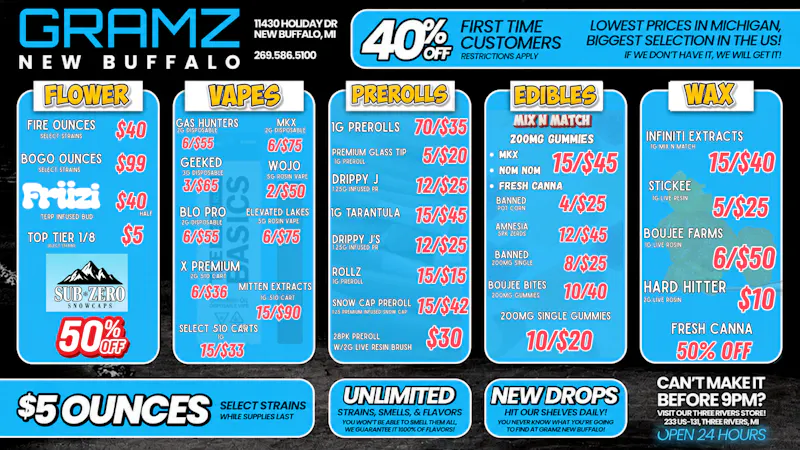 Gramz New Buffalo 🚨 Gramz New Buffalo Deals! 🚨