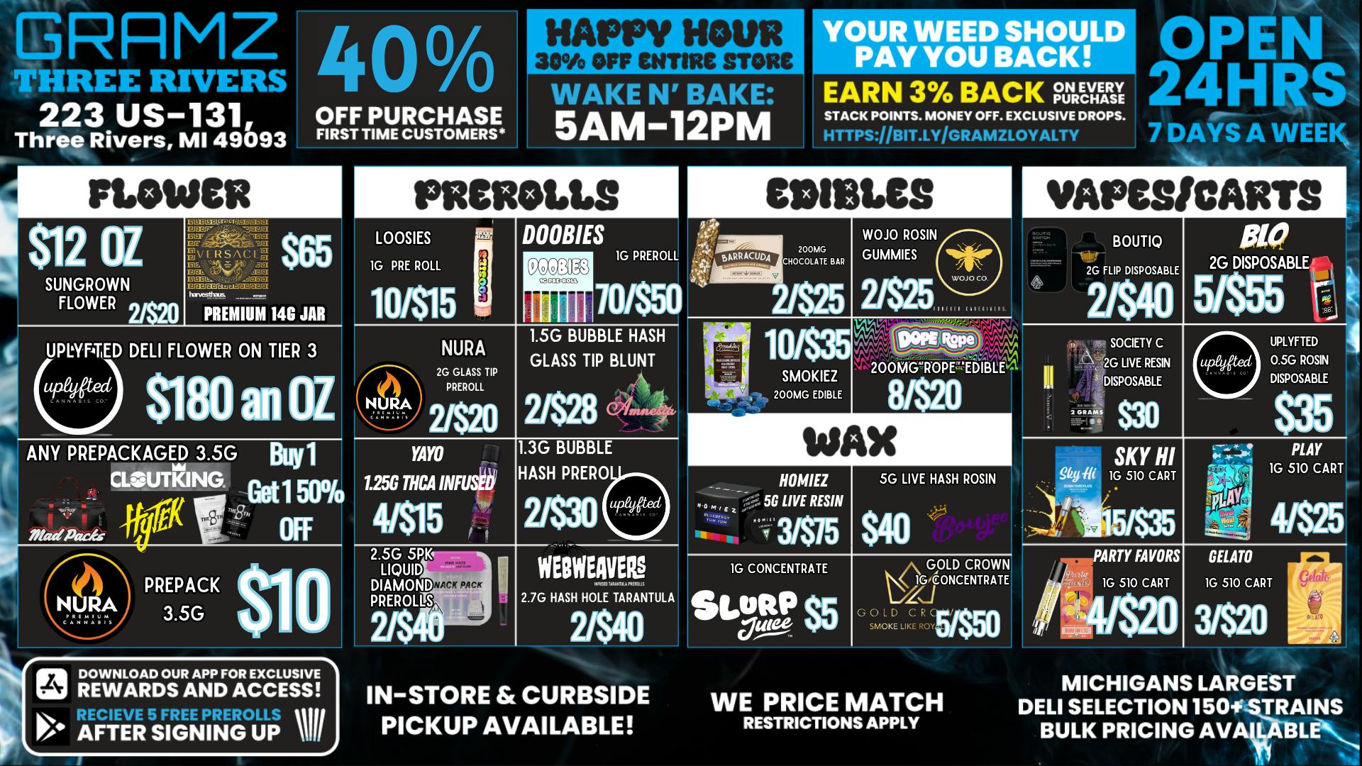 Gramz Cannabis - Three Rivers 🎉 Labor Day Blowout at Gramz Three Rivers! 🔥
