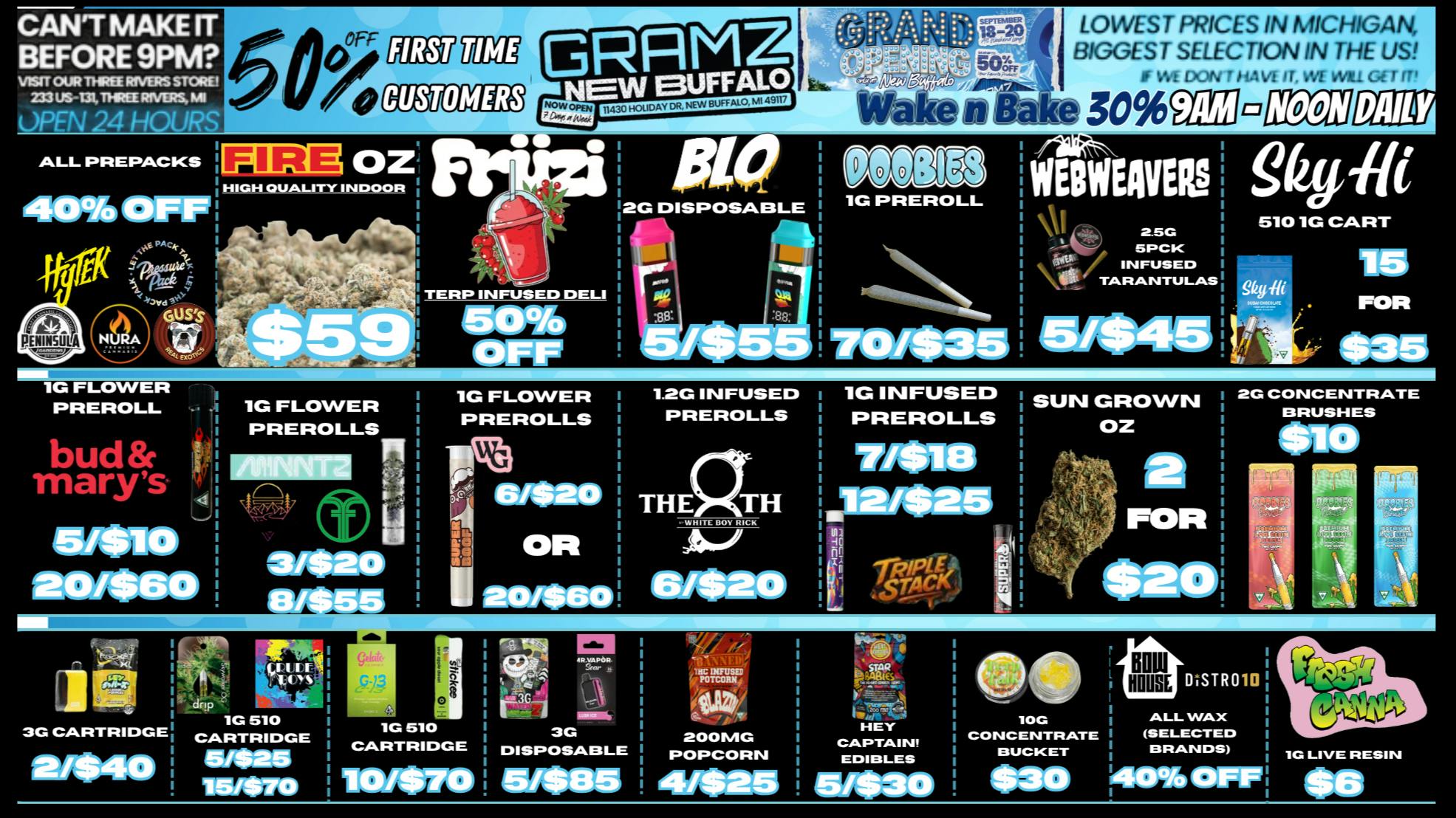 Gramz New Buffalo 🔥 Gramz New Buffalo GRAND OPENING! 🌿