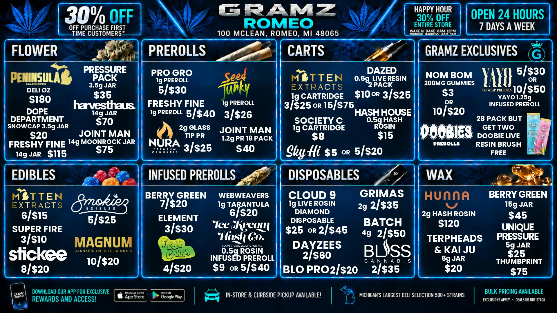 Gramz Cannabis - Romeo 🔥 Bundle Deals: $8 1g Carts & 10/$20 Gummies 💨