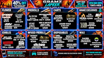Gramz Cannabis - Lapeer 🎃 Gramz Lapeer | Halloween Week Deals