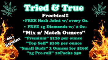 Tried & True 60+ Strains! Freebies w/ Oz