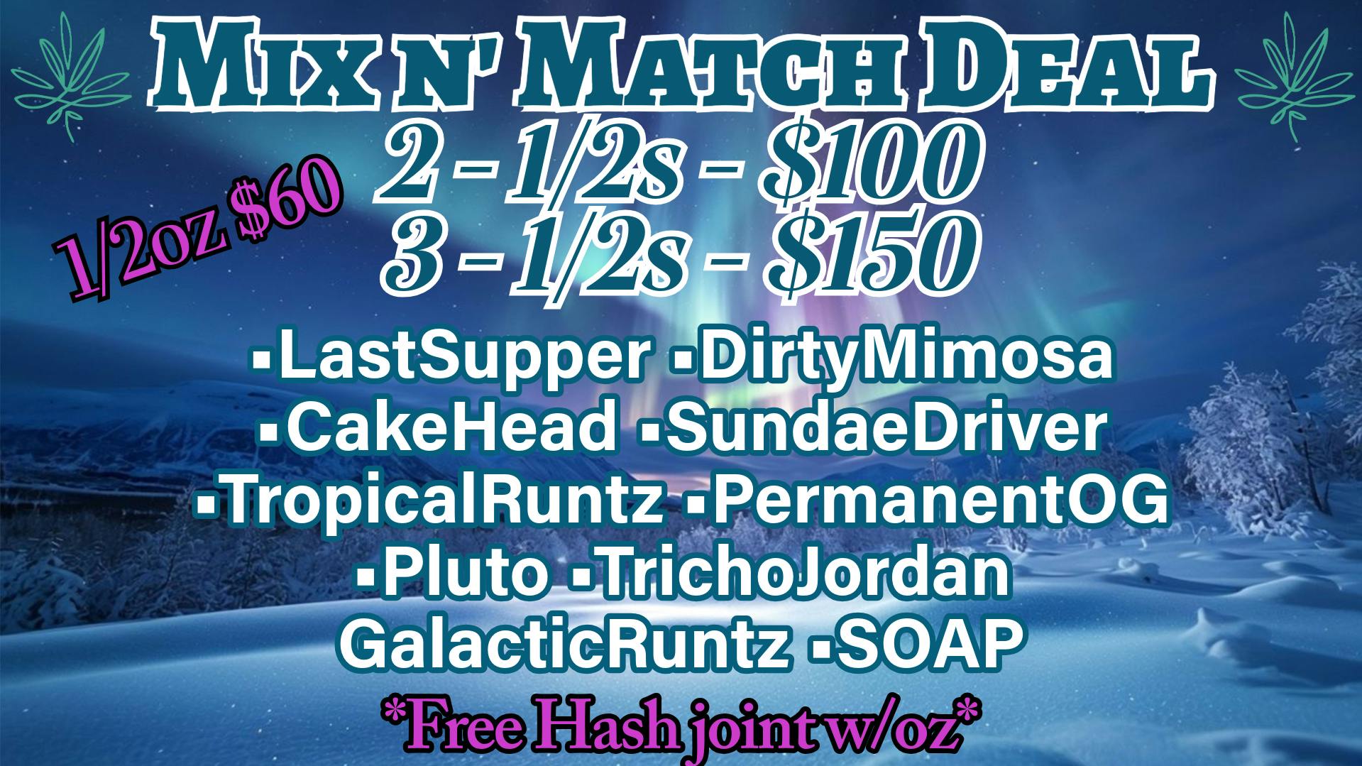 Tried & True $100oz Mix n’ Match