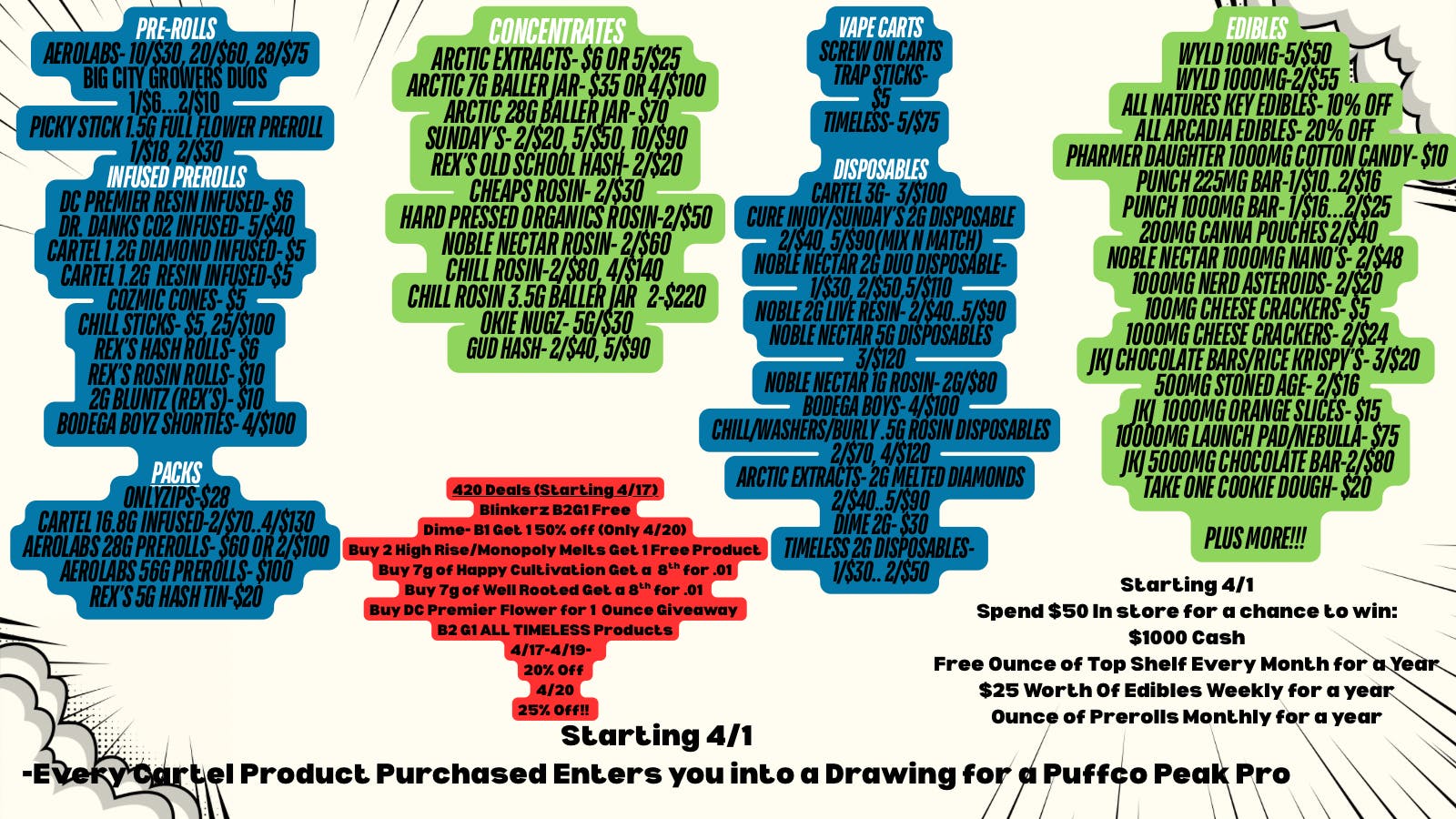 MT Dank Tank Happy 4/20!! 25% Off!! Popups & Vendors!!! + MORE!