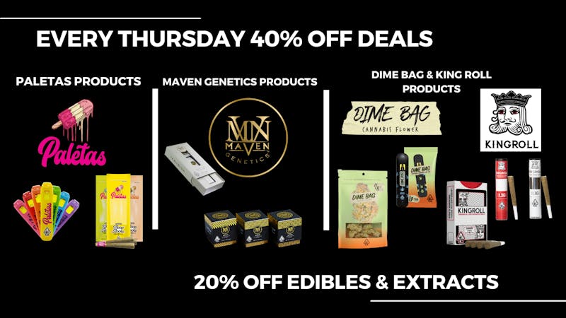 Higher Level - Greenfield 40% OFF MAVEN GENETICS, PALETAS & DIMEBAG-KINGROLL