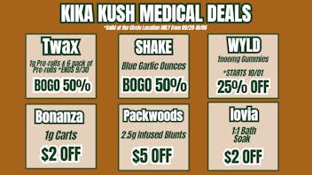 Kika Kush-Circle Weekly Deals - Circle Location