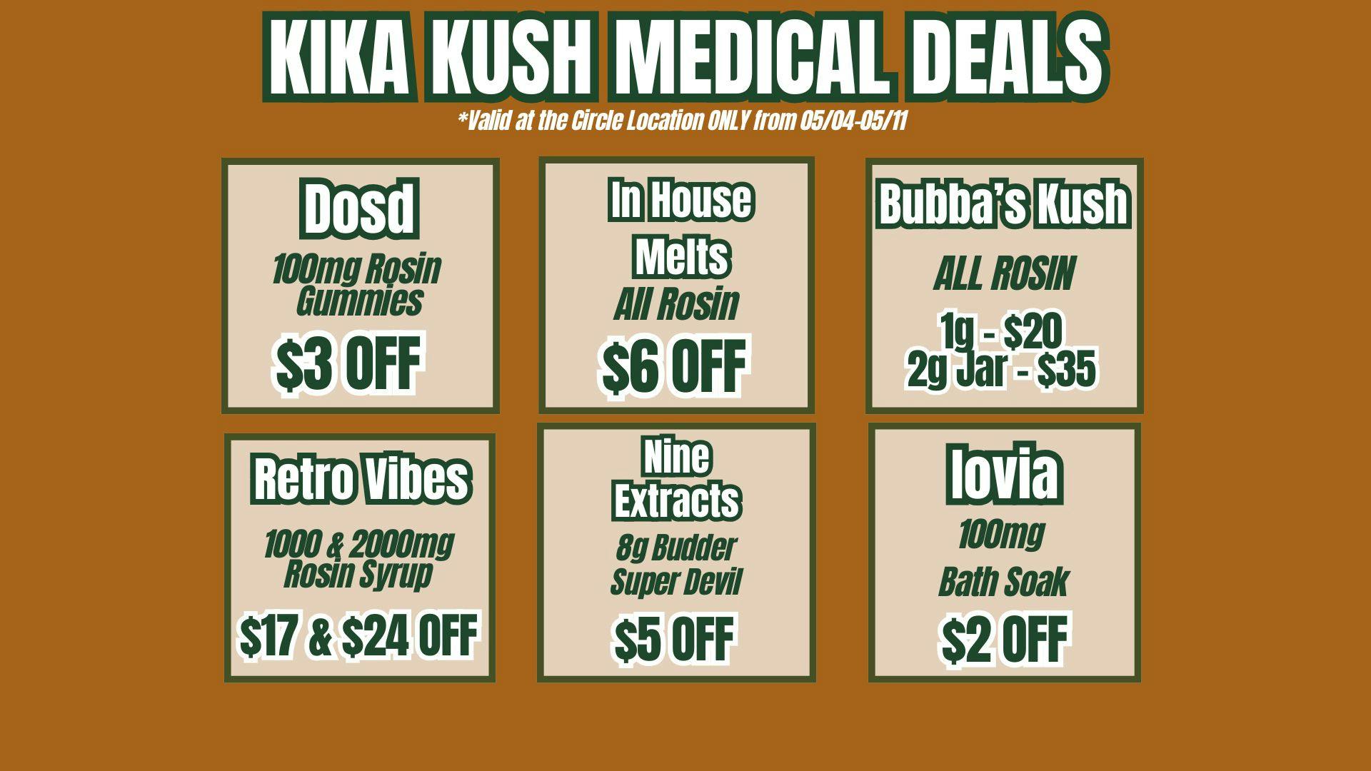 Kika Kush-Circle Weekly Deals - Circle Location