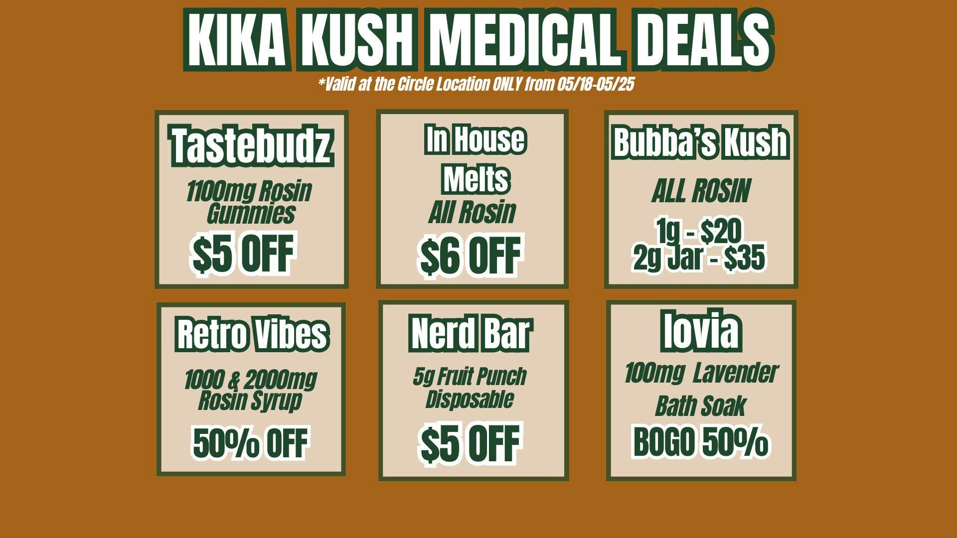 Kika Kush-Circle Weekly Deals - Circle Location