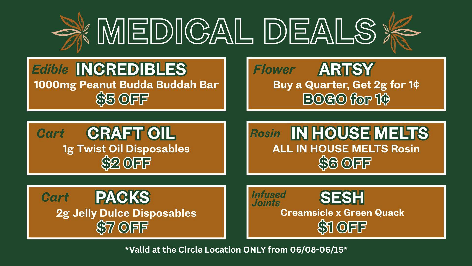 Kika Kush-Circle Weekly Deals - Circle Location