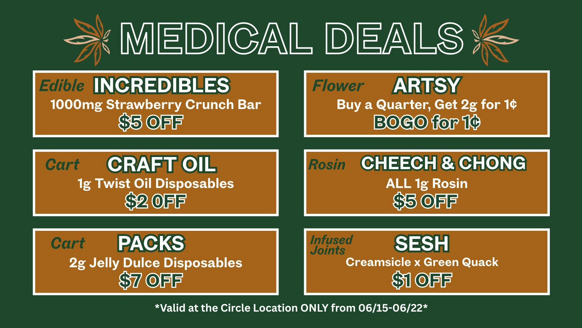 Kika Kush-Circle Weekly Deals - Circle Location