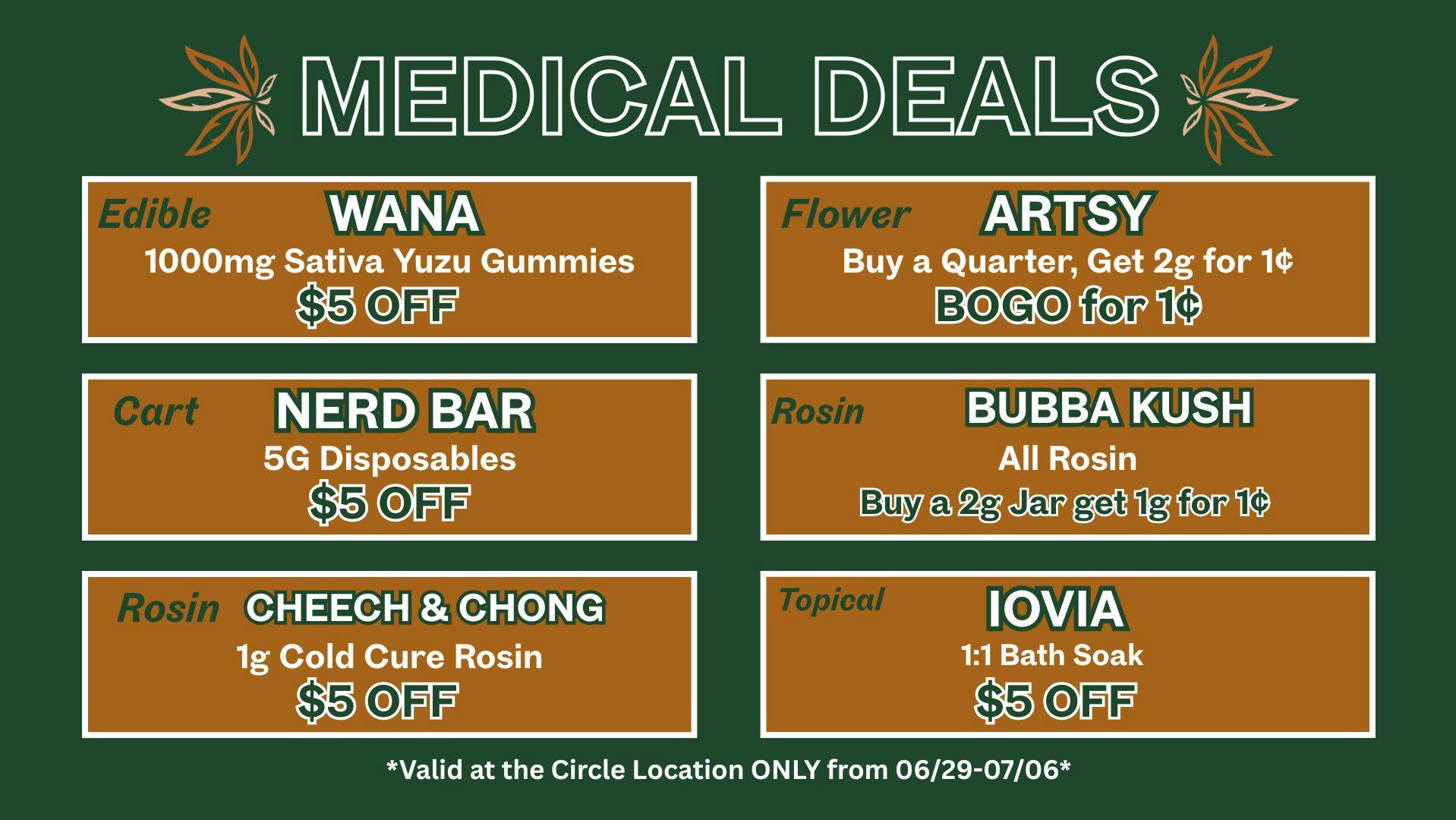 Kika Kush-Circle Weekly Deals - Circle Location