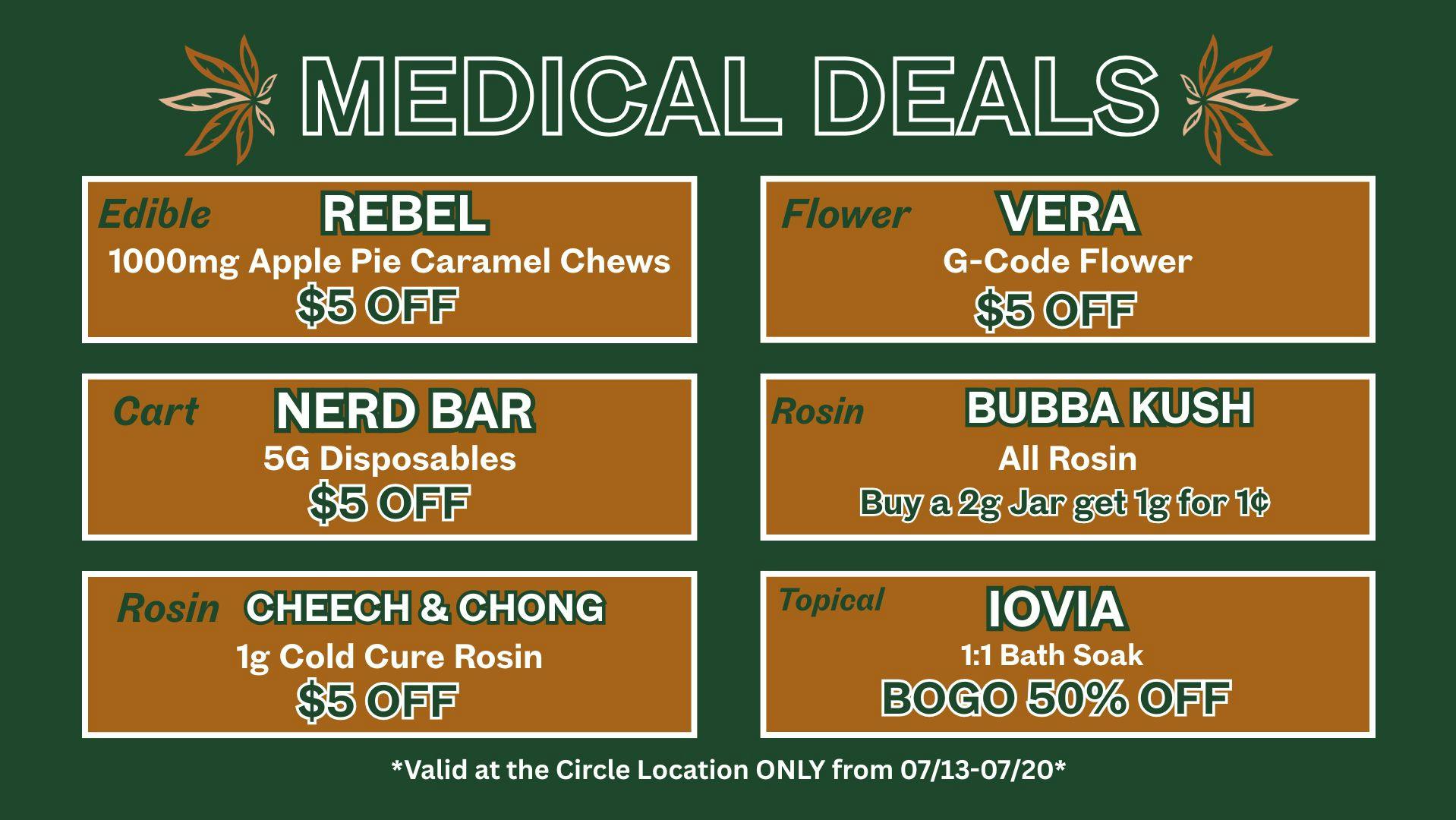 Kika Kush-Circle Weekly Deals - Circle Location