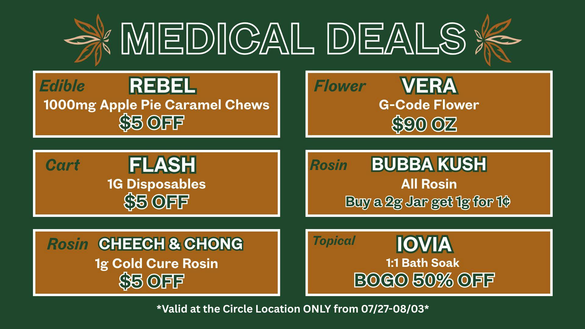 Kika Kush-Circle Weekly Deals - Circle Location