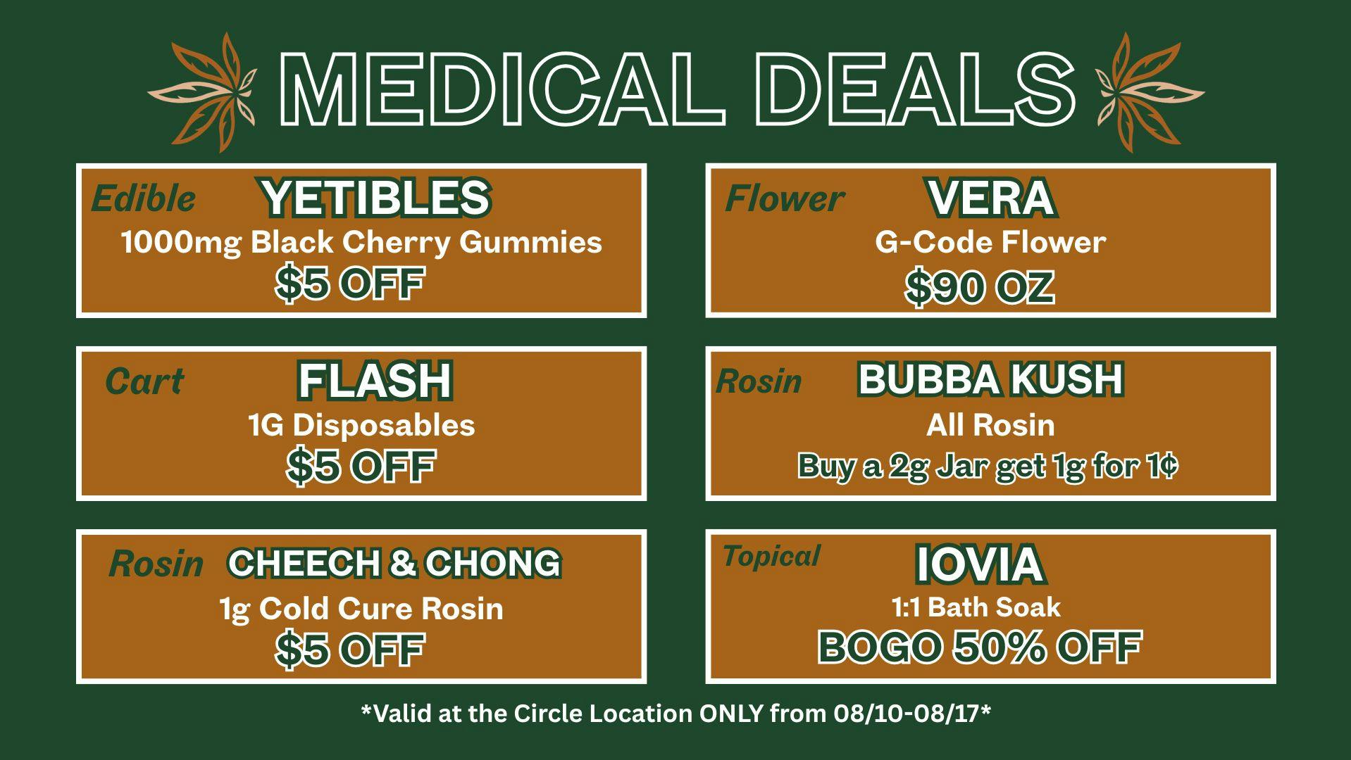 Kika Kush-Circle Weekly Deals - Circle Location
