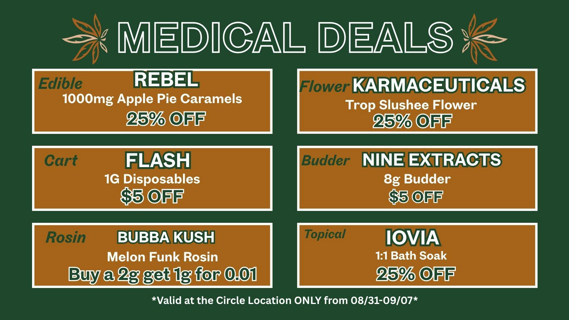 Kika Kush-Circle Weekly Deals - Circle Location