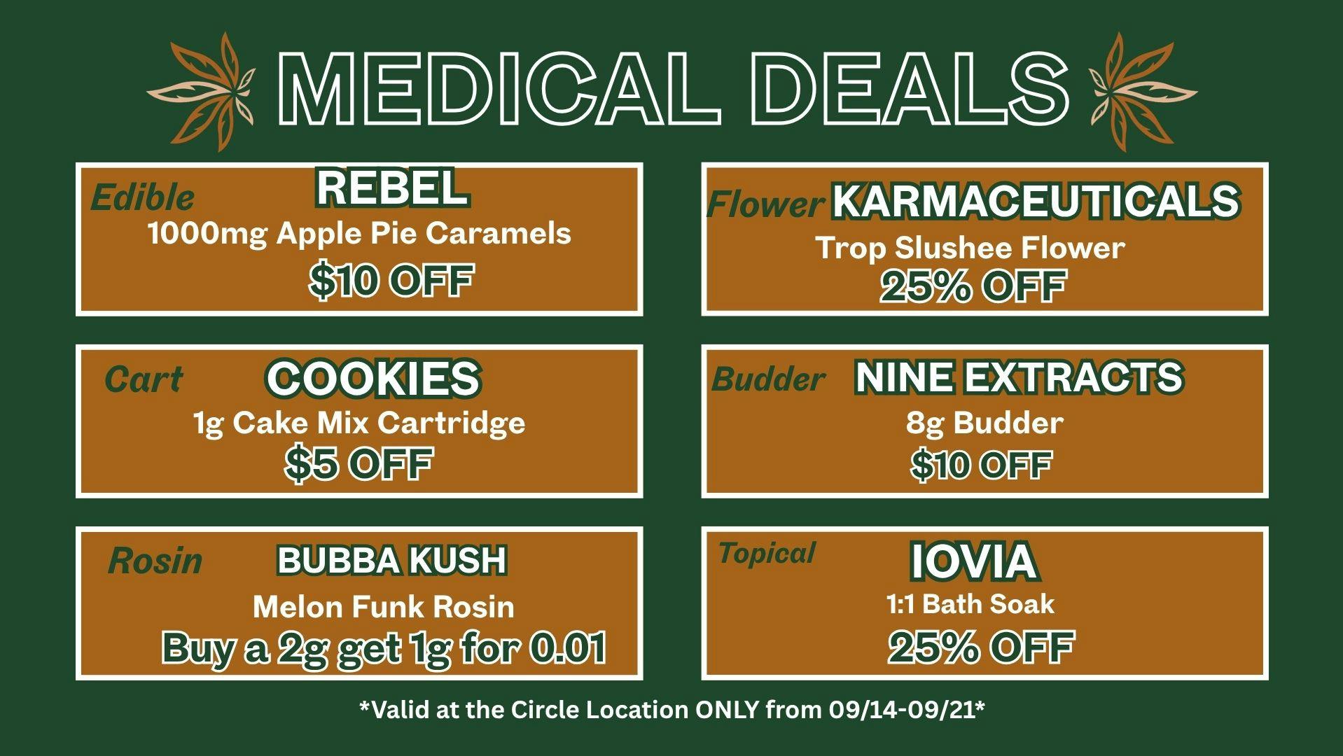 Kika Kush-Circle Weekly Deals - Circle Location
