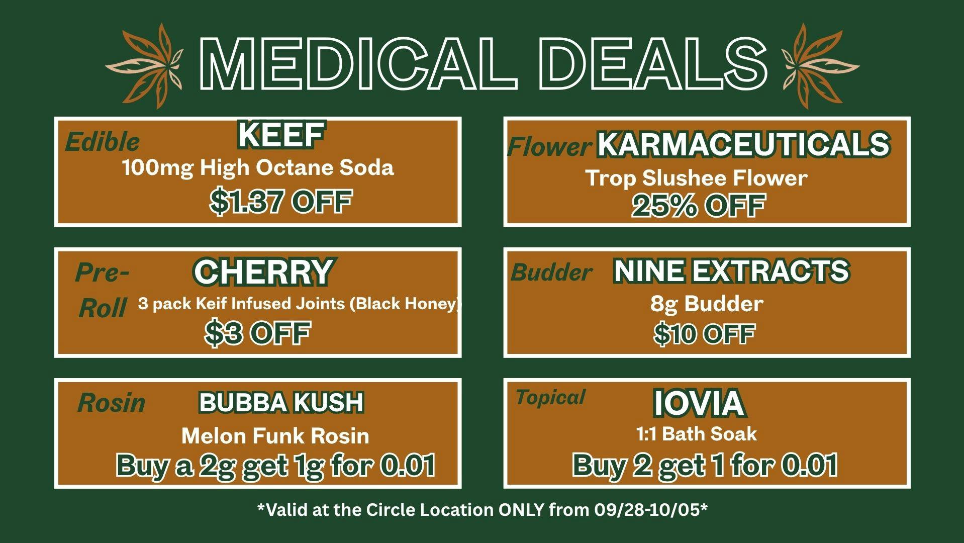 Kika Kush-Circle Weekly Deals - Circle Location