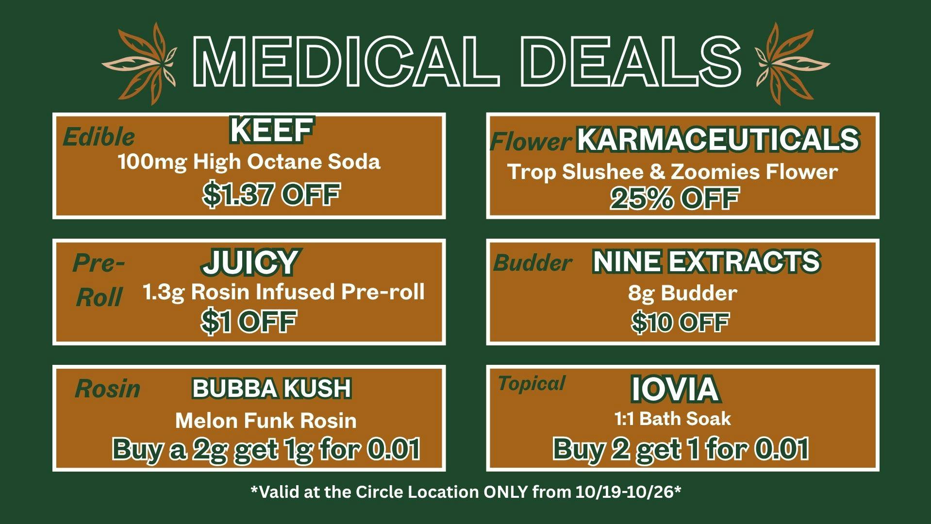 Kika Kush-Circle Weekly Deals - Circle Location