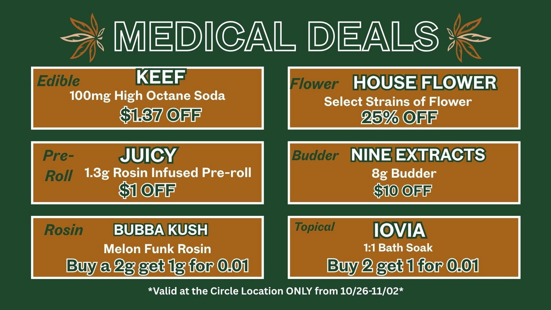 Kika Kush-Circle Weekly Deals - Circle Location