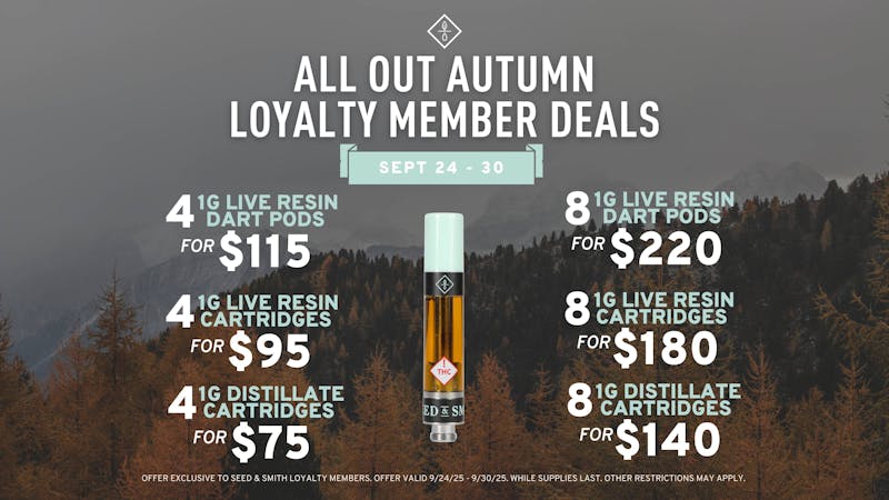 Seed & Smith Cannabis All Out Autumn - Vape Bundles