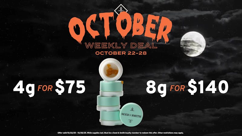 Seed & Smith Cannabis Save big on S&S Live Resin
