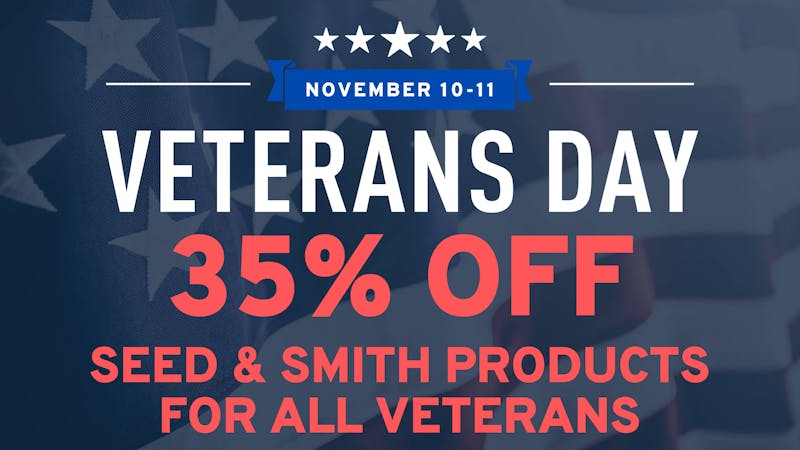 Seed & Smith Cannabis 35% Off for Veterans