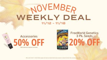 Seed & Smith Cannabis 20% off FreeWorld Genetics Seeds